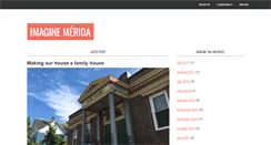 Desktop Screenshot of imaginemerida.com